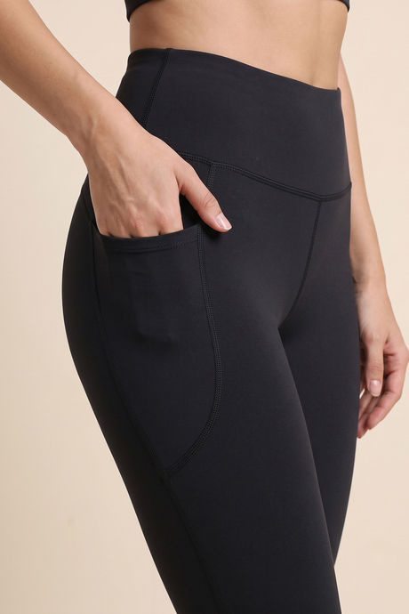 Zelocity Quick Dry Gym Leggings - Black Beauty — image 6